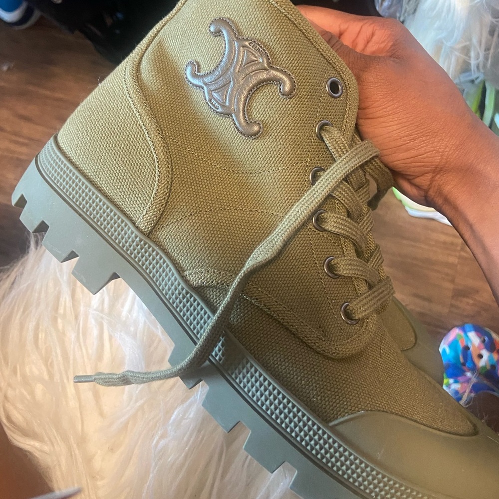 CELINE SNEAKER GREEN ARMY